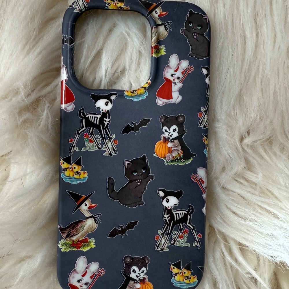 Spooky Baby Animals iPhone Case 14pro